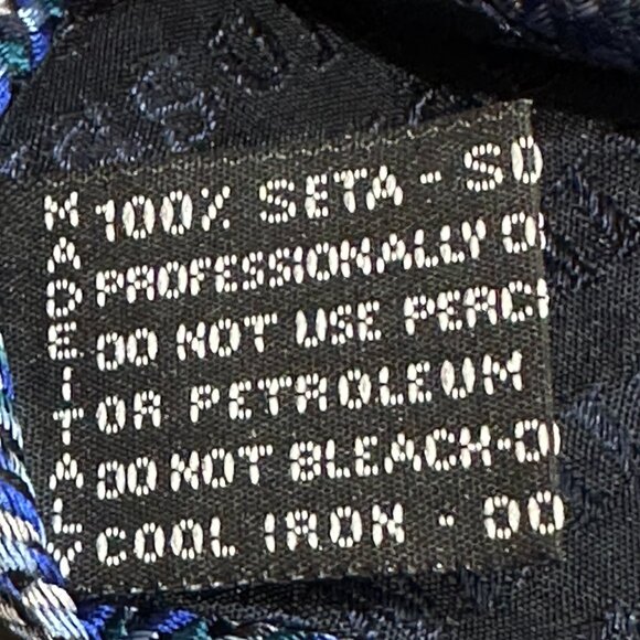Missoni Men's 100% Silk‎ Neck Tie Geometric Italy Dressy Work Formal Suit - Picture 6 of 6